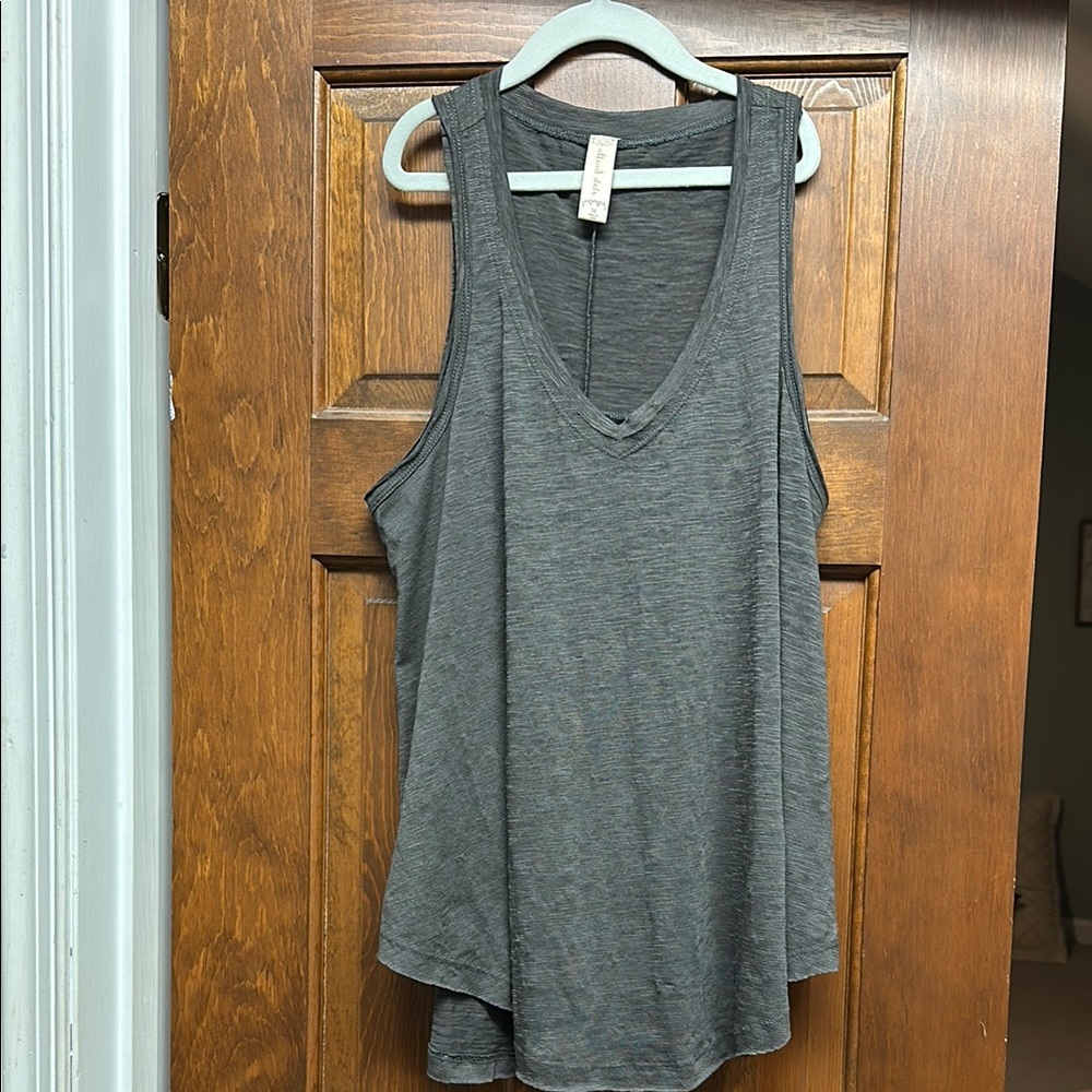 Altar'd State Gray Relaxed Sleeveless Tank Top